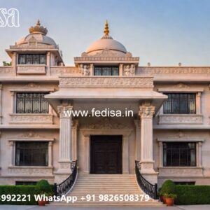 Luxury Front Elevation Villa Minimalist House Interior Design No-11481