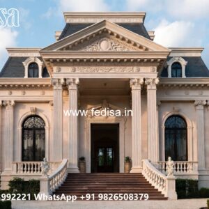 Stone Finish Home Exterior House Self Design No-11568
