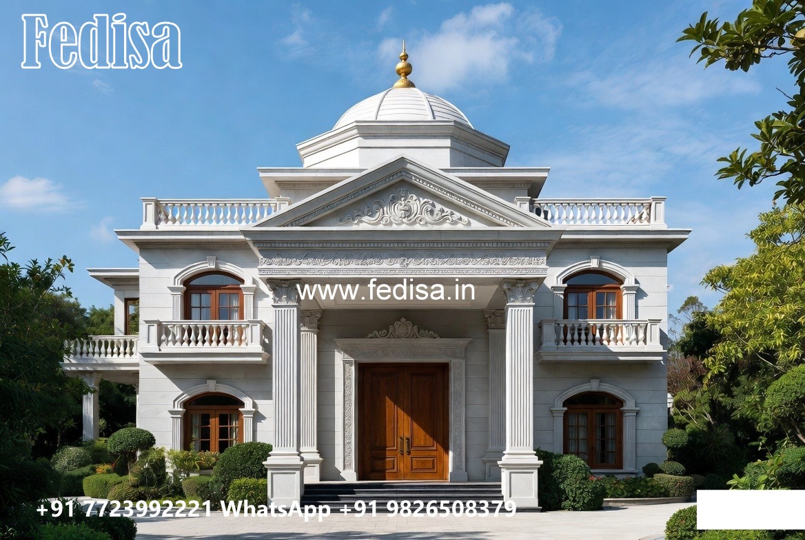 Symmetrical Villa Architecture 16 Lakhs Budget House Plans No-11605