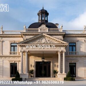 Marble Flooring Villa Design 4 Room House Plans No-11613