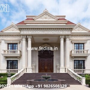 Small Classic Villa Design Inspiration House Entrance Designs Exterior No-11623