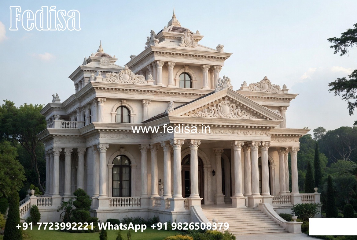 Classic House Interior Double Storey Houses With Balcony No-11653