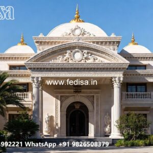 Marble Flooring Home Master Bedroom With Sitting Area No-11659