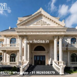 Front Yard Classic House Simple 4 Bedroom House Plans No-11663