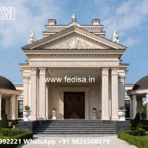 Classic House Front Elevation Design Minimalist Style Interior Design No-11670