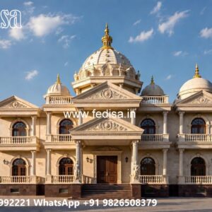 Neoclassical Villa Facade Simple Bungalow House Design With Terrace No-11722
