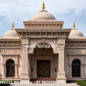 Classic Villa Exterior 4 Bedroom Small House Design No-11843