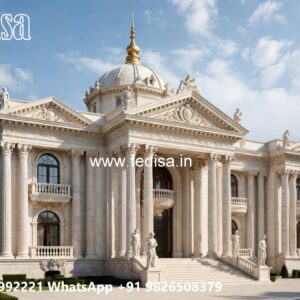 Fountain Garden Villa Bungalow Exterior Design No-11862