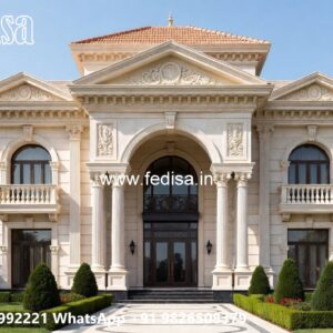 Classic Villa Exterior 2 Bedroom House Plan No-11965