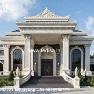 Classic Villa Design With Swimming Pool Home Plan 3d No-11991